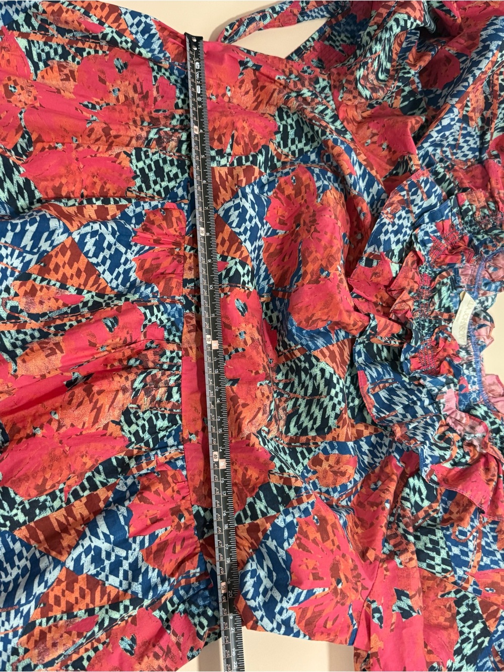 Ulla Johnson Beatrix Prism Floral Maxi Dress Size 6 Belted Ruffle Boho Luxury - Picture 14 of 16